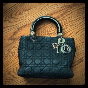 Christian Dior black handbag